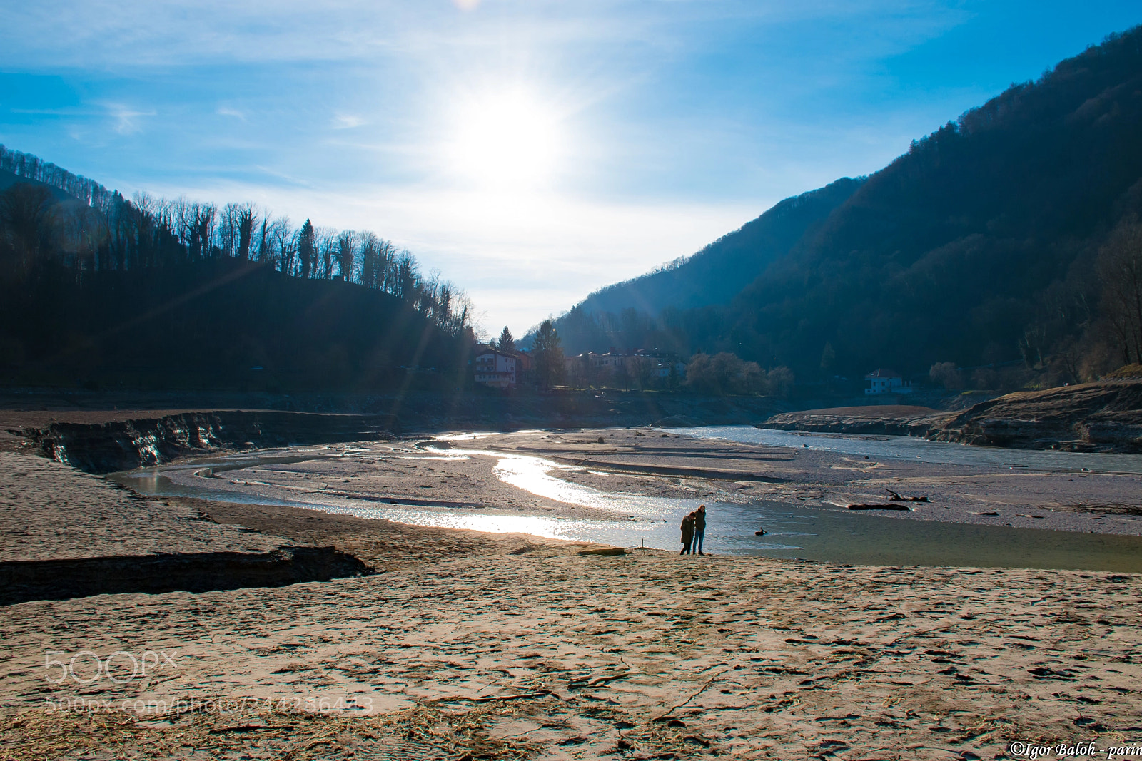 Nikon D5500 sample photo. In center of lake photography