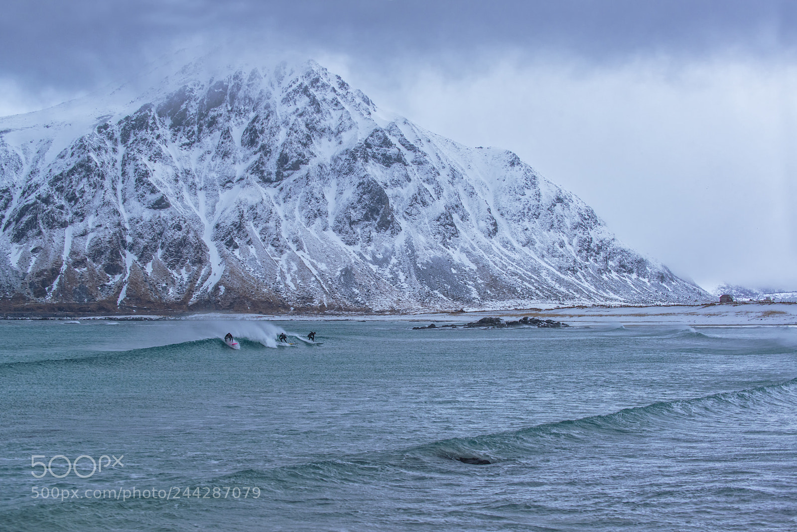 Nikon D800 sample photo. Surfing in the arctic photography
