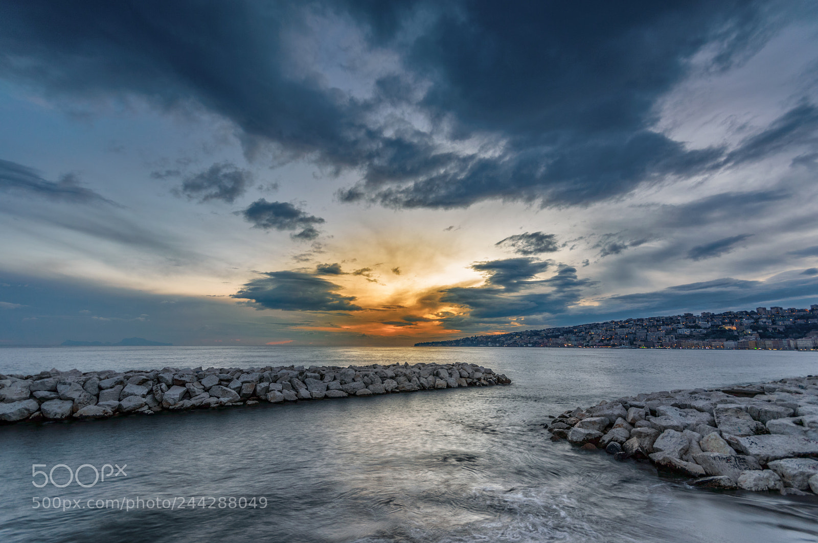 Nikon D3200 sample photo. Sunset in naples photography