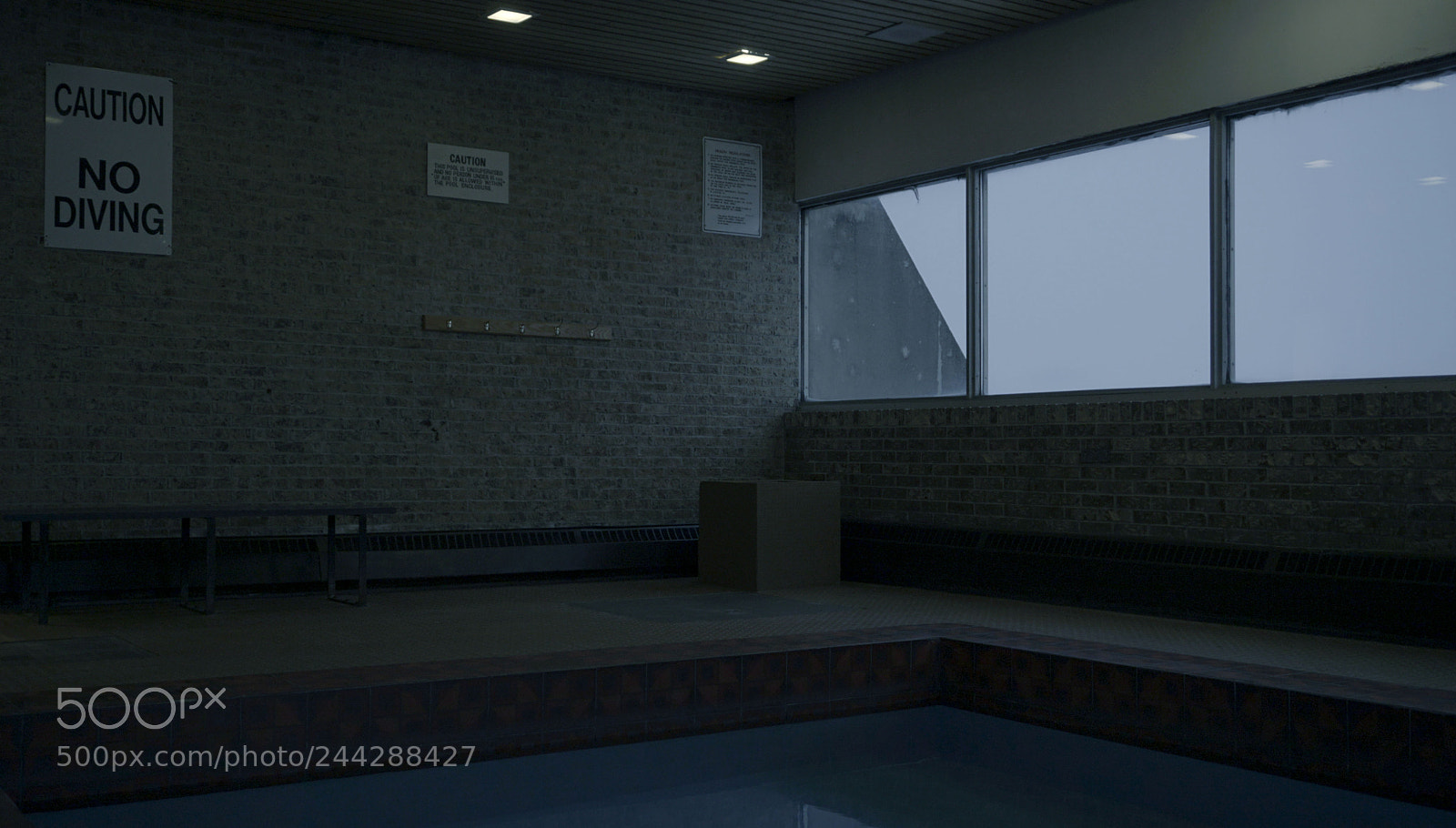 Sony a6300 sample photo. Winter by the pool photography