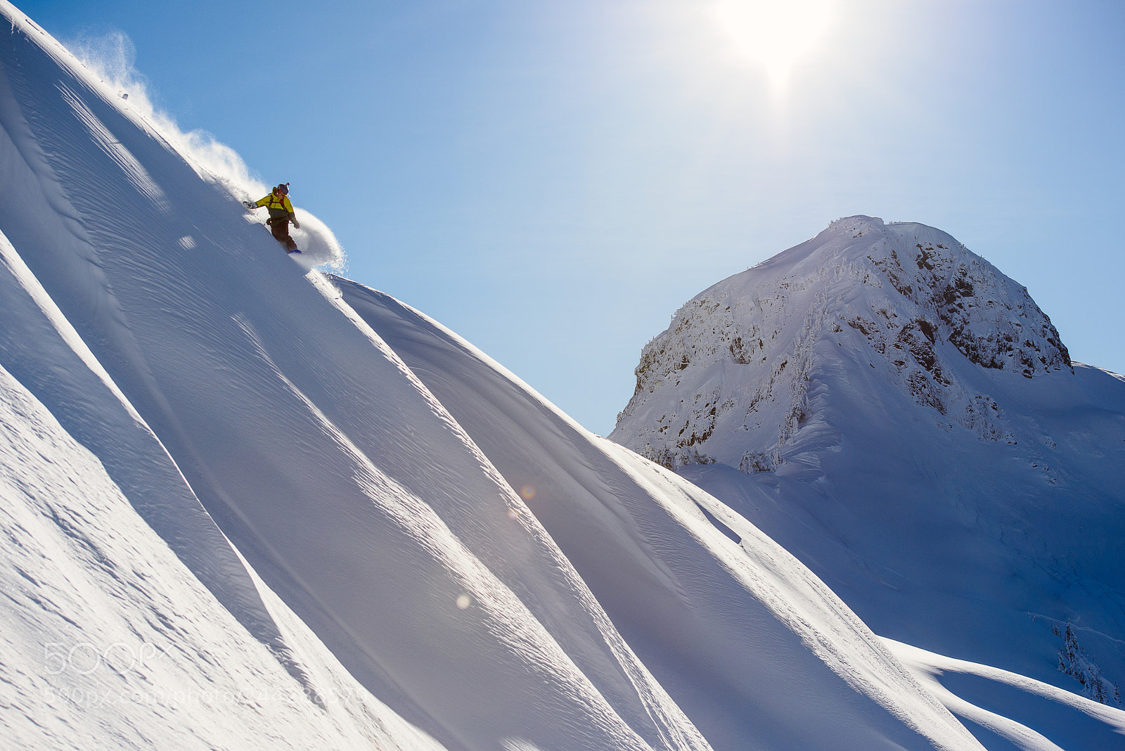 Nikon D810 sample photo. Sunny powder spine photography