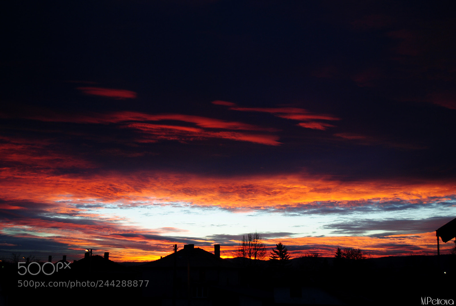 Nikon D3000 sample photo. Fire in the sky photography