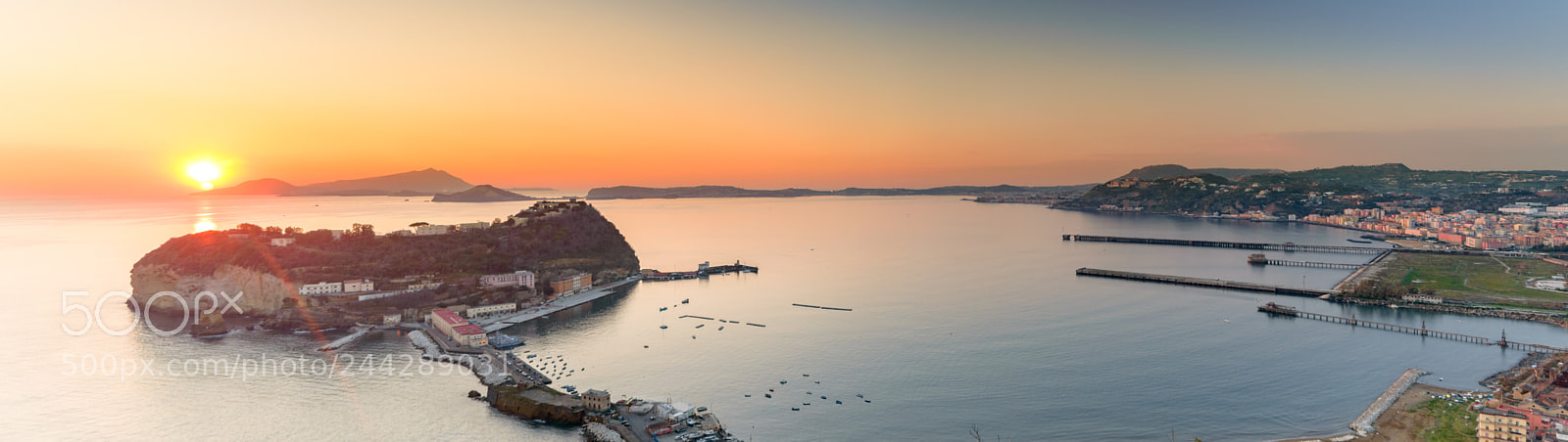 Nikon D3200 sample photo. Panoramic sunset in naples photography