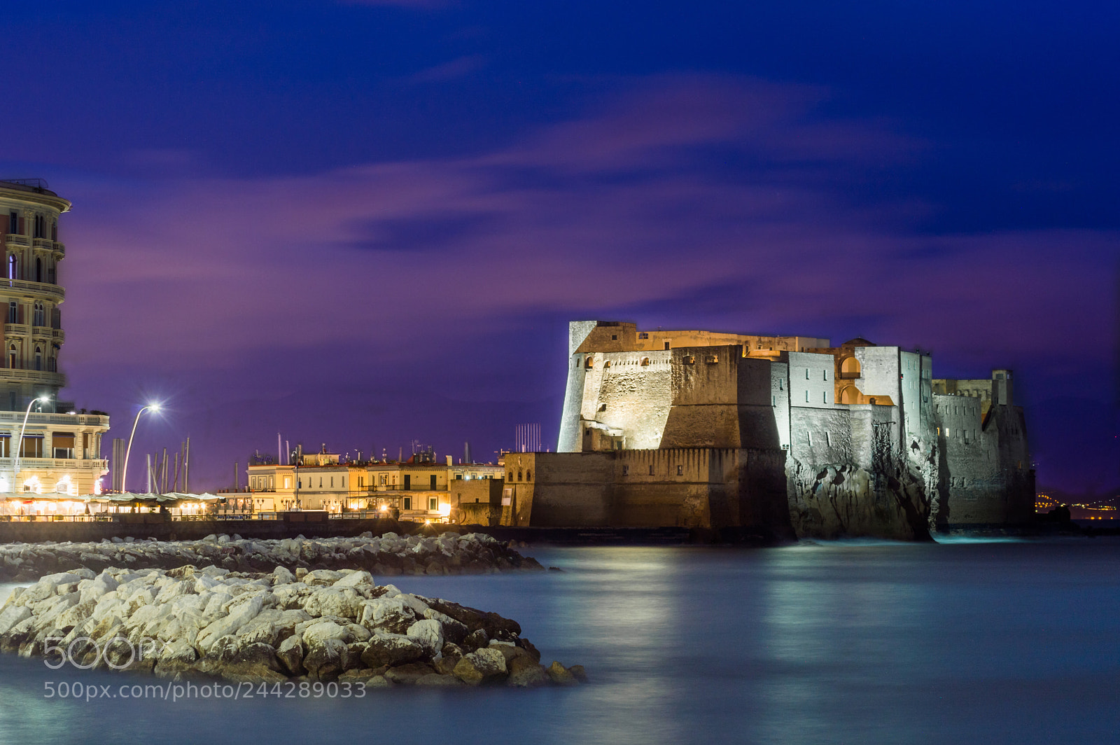 Nikon D3200 sample photo. Castel dell'ovo in naples photography