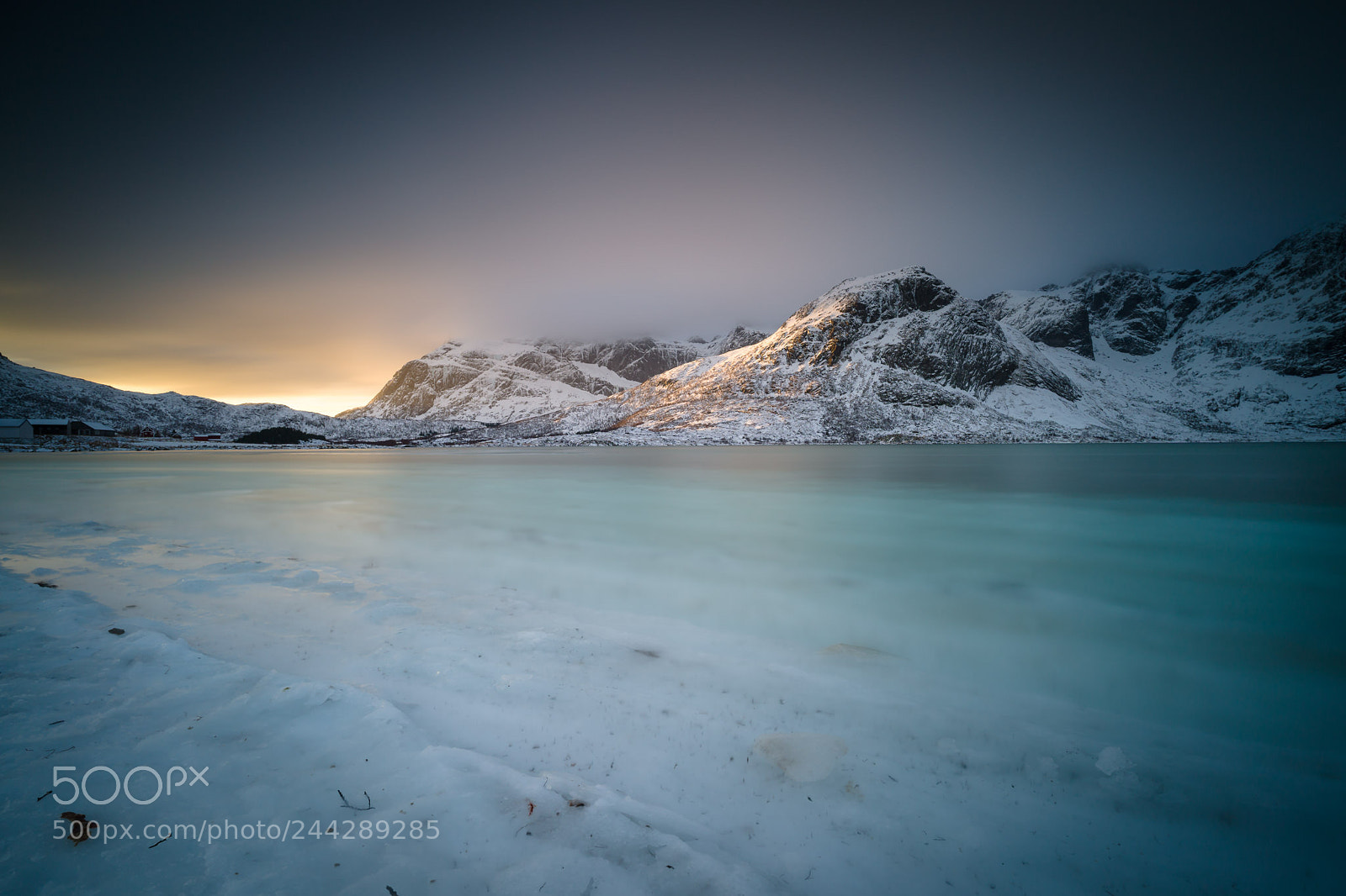 Sony a9 sample photo. Lofoten glow photography