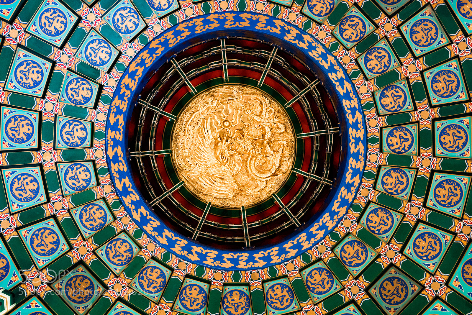 Nikon D810 sample photo. Patterned ceiling photography