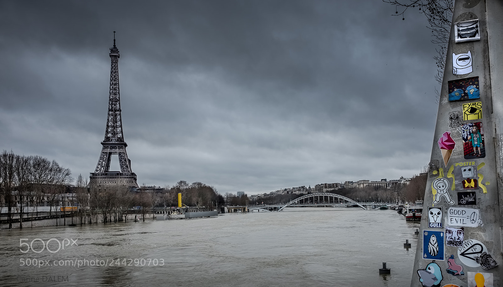Fujifilm X70 sample photo. La seine en crue photography