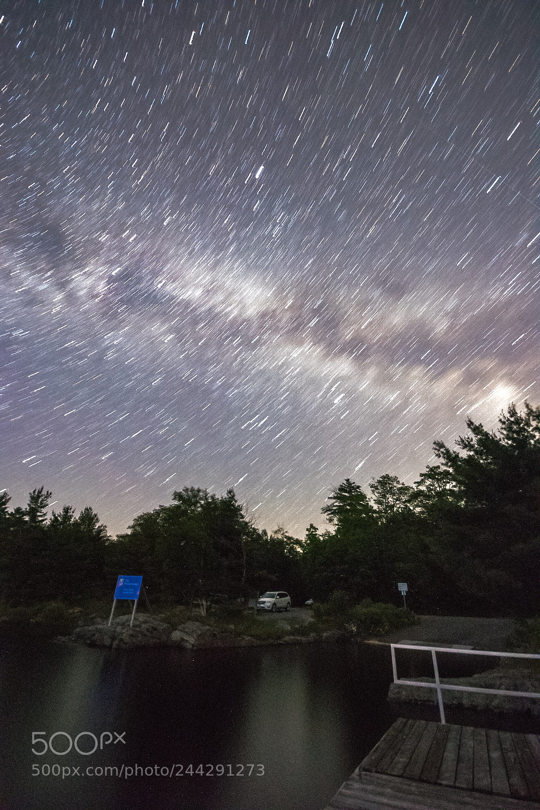 Nikon D5500 sample photo. Milky trails photography