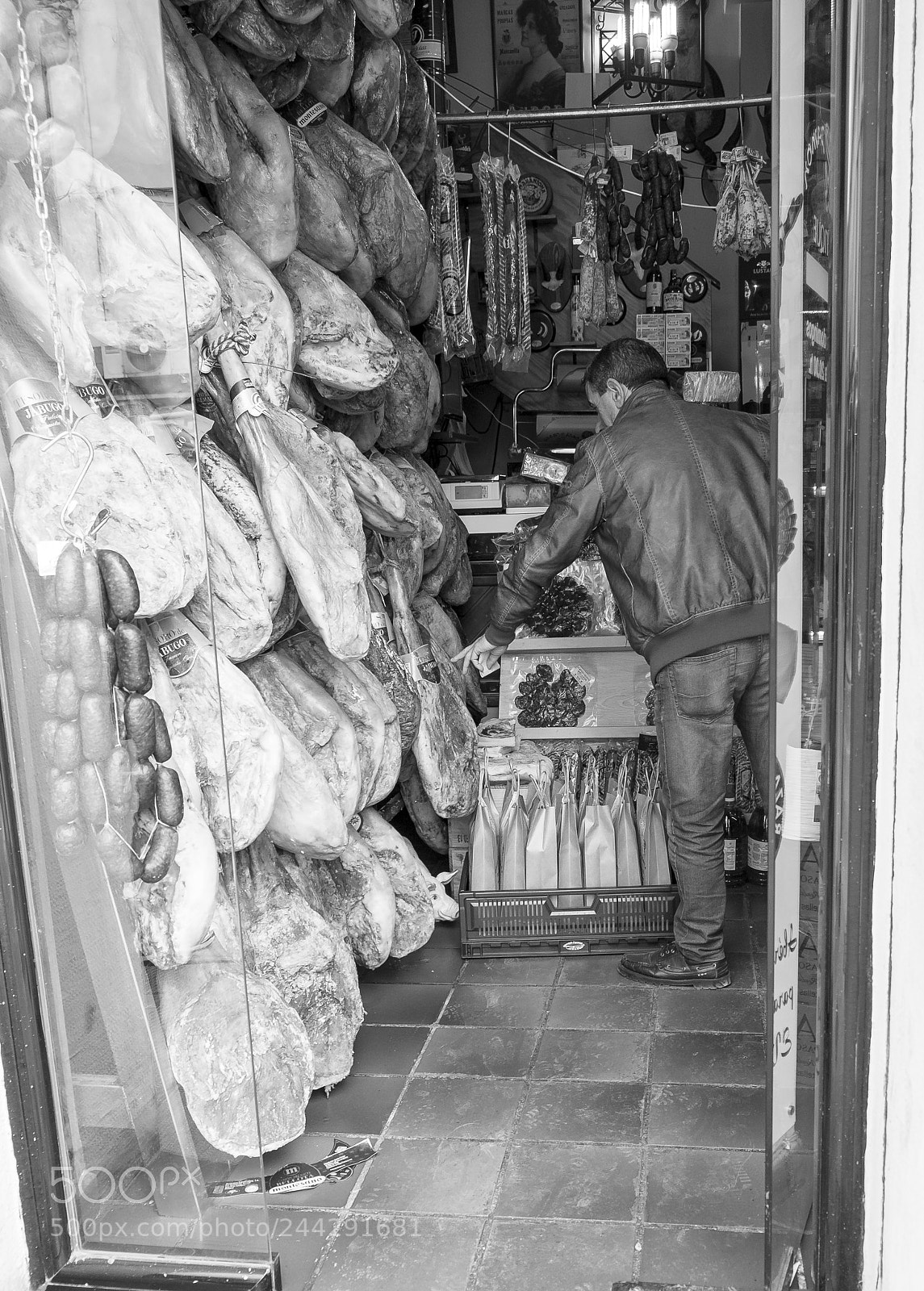 Fujifilm X-T1 sample photo. Butchery in ronda photography
