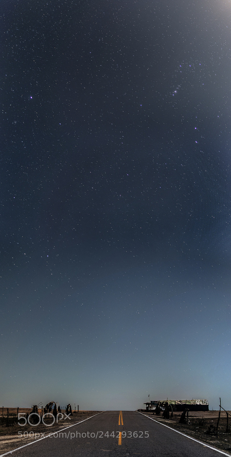 Nikon D5000 sample photo. Highway to stars photography