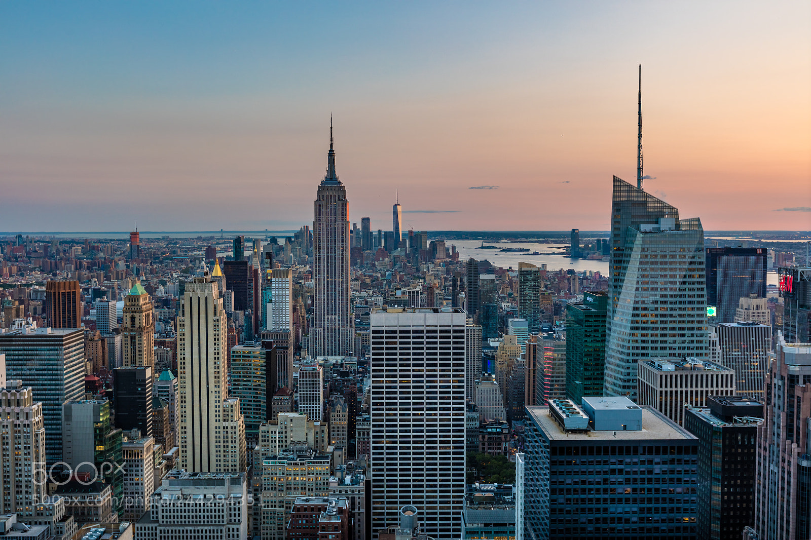 Canon EOS 5DS R sample photo. New york city sunset photography