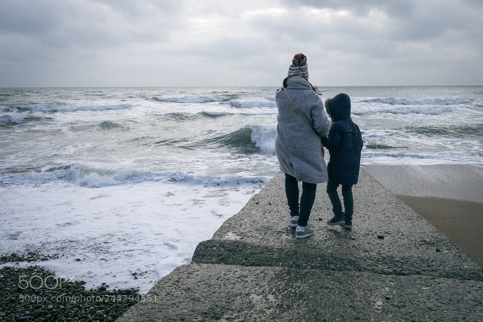 Fujifilm X-T2 sample photo. Brighton beach waves photography