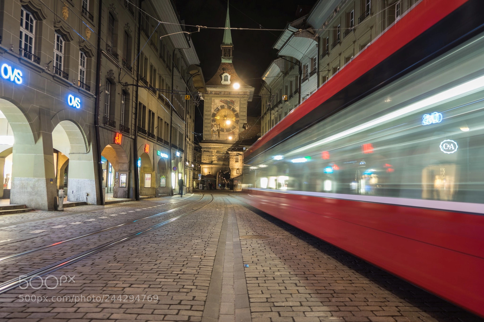 Sony a7 II sample photo. Bern bei nacht photography