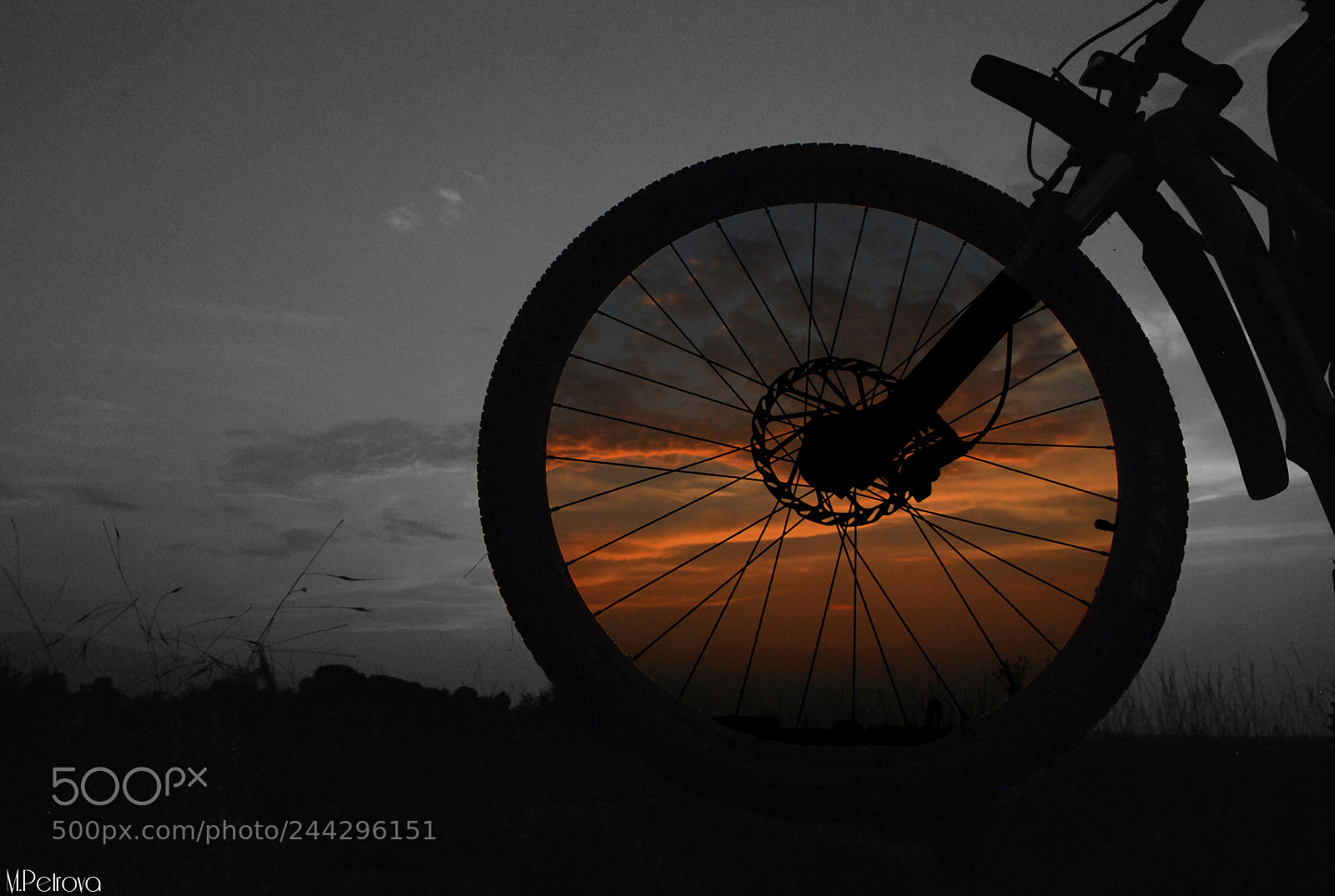 Nikon D3000 sample photo. One different sunset photography