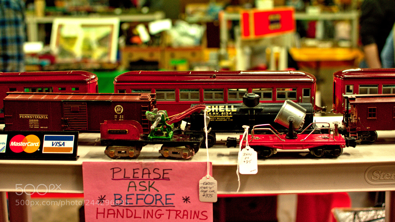 Nikon D3400 sample photo. Model train show photography