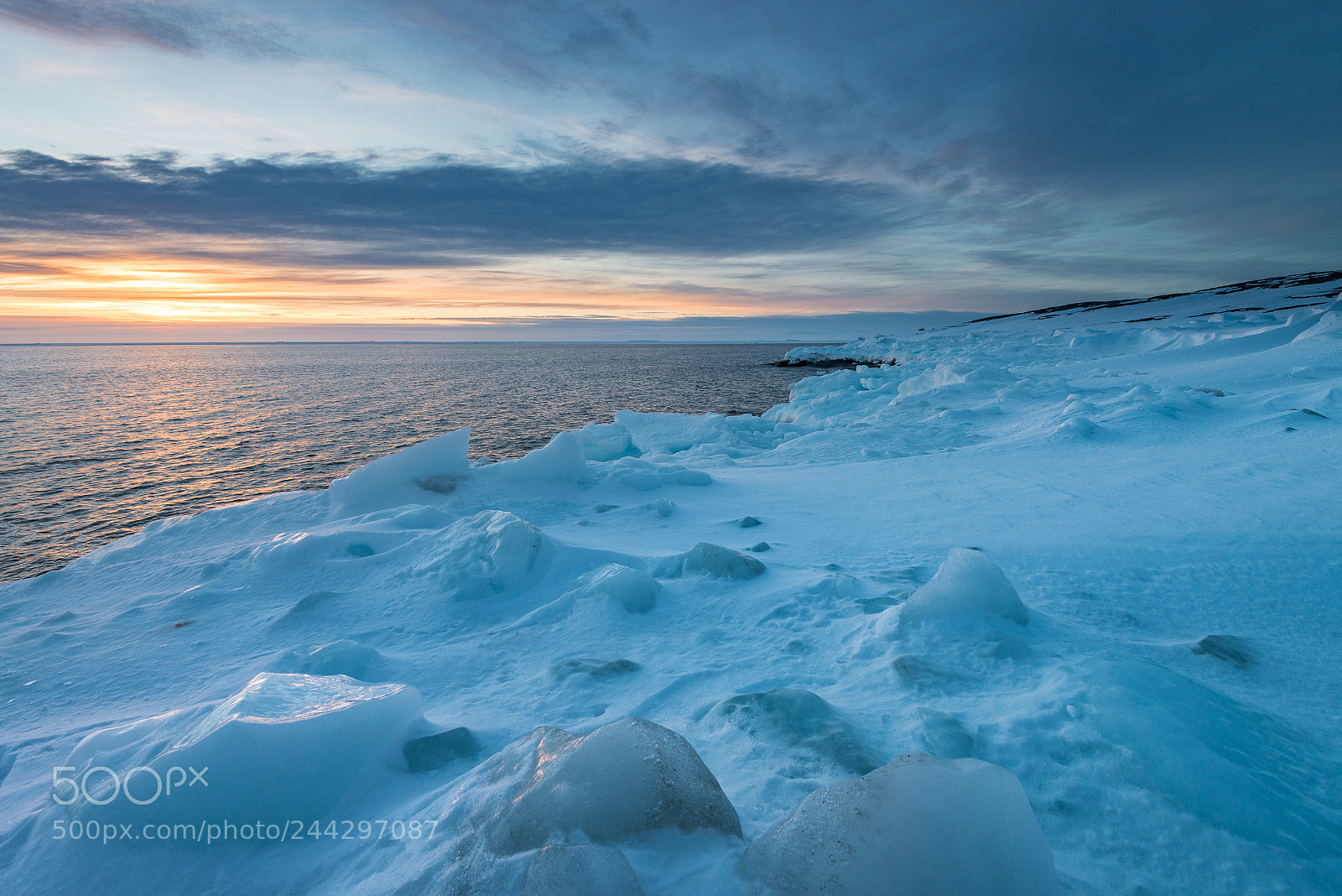 Nikon D800 sample photo. Ice field sunset photography