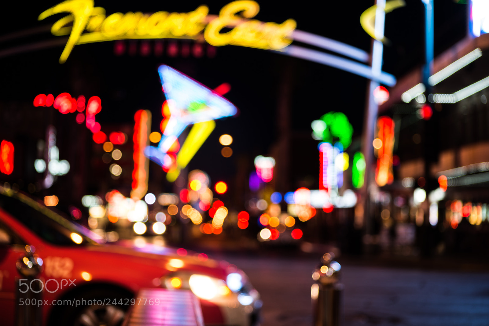 Nikon D610 sample photo. Fremont street photography
