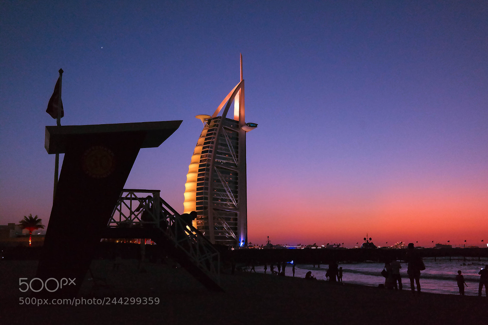 Samsung NX300 sample photo. Burj al arab photography