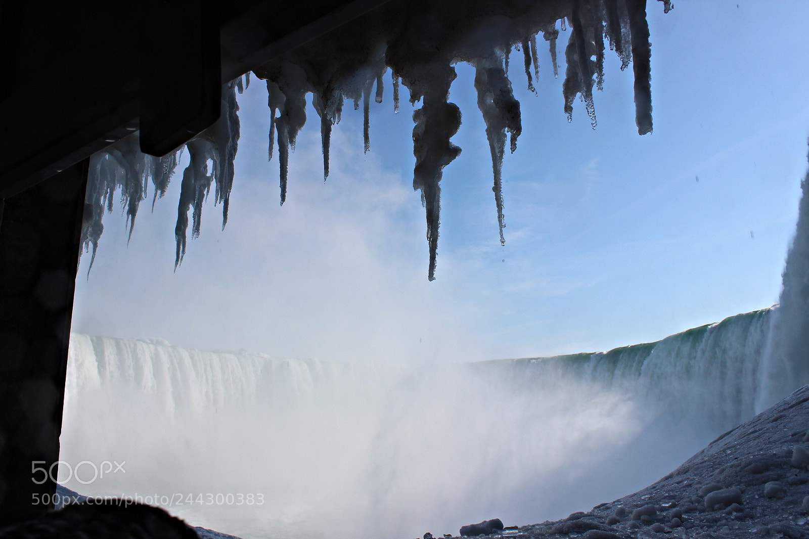 Canon EOS 600D (Rebel EOS T3i / EOS Kiss X5) sample photo. Behind the falls and photography