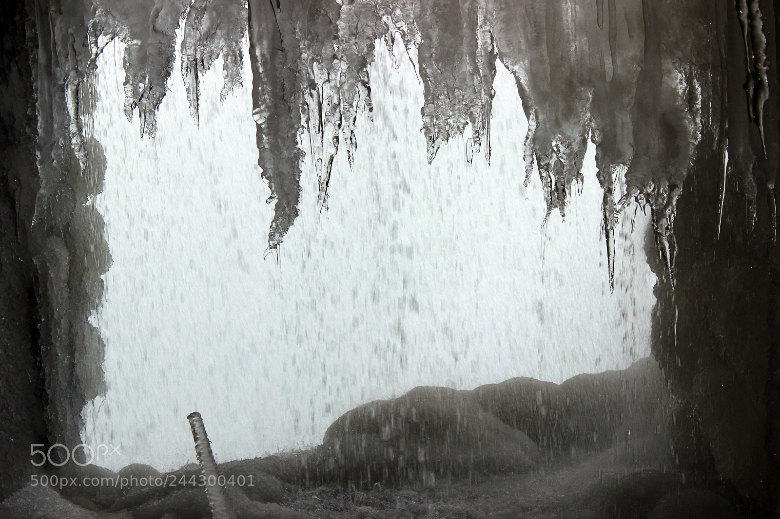 Canon EOS 600D (Rebel EOS T3i / EOS Kiss X5) sample photo. Behind the falls and photography