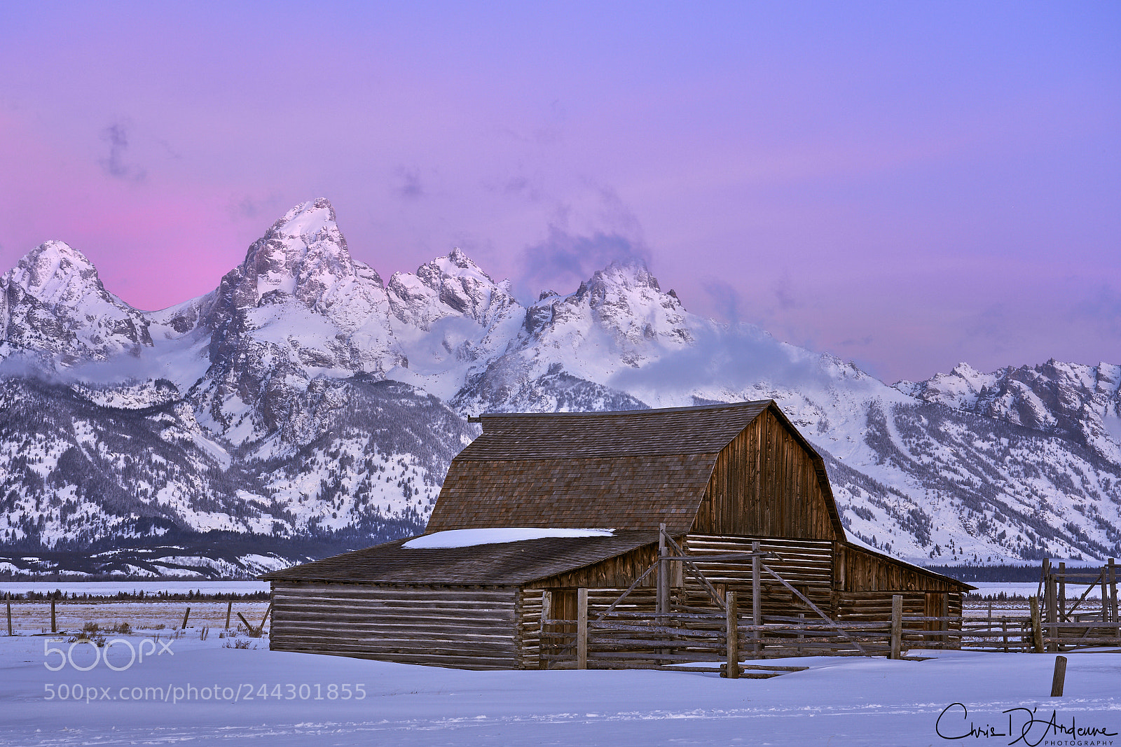 Sony a7R III sample photo. Grand tetons winter morning photography