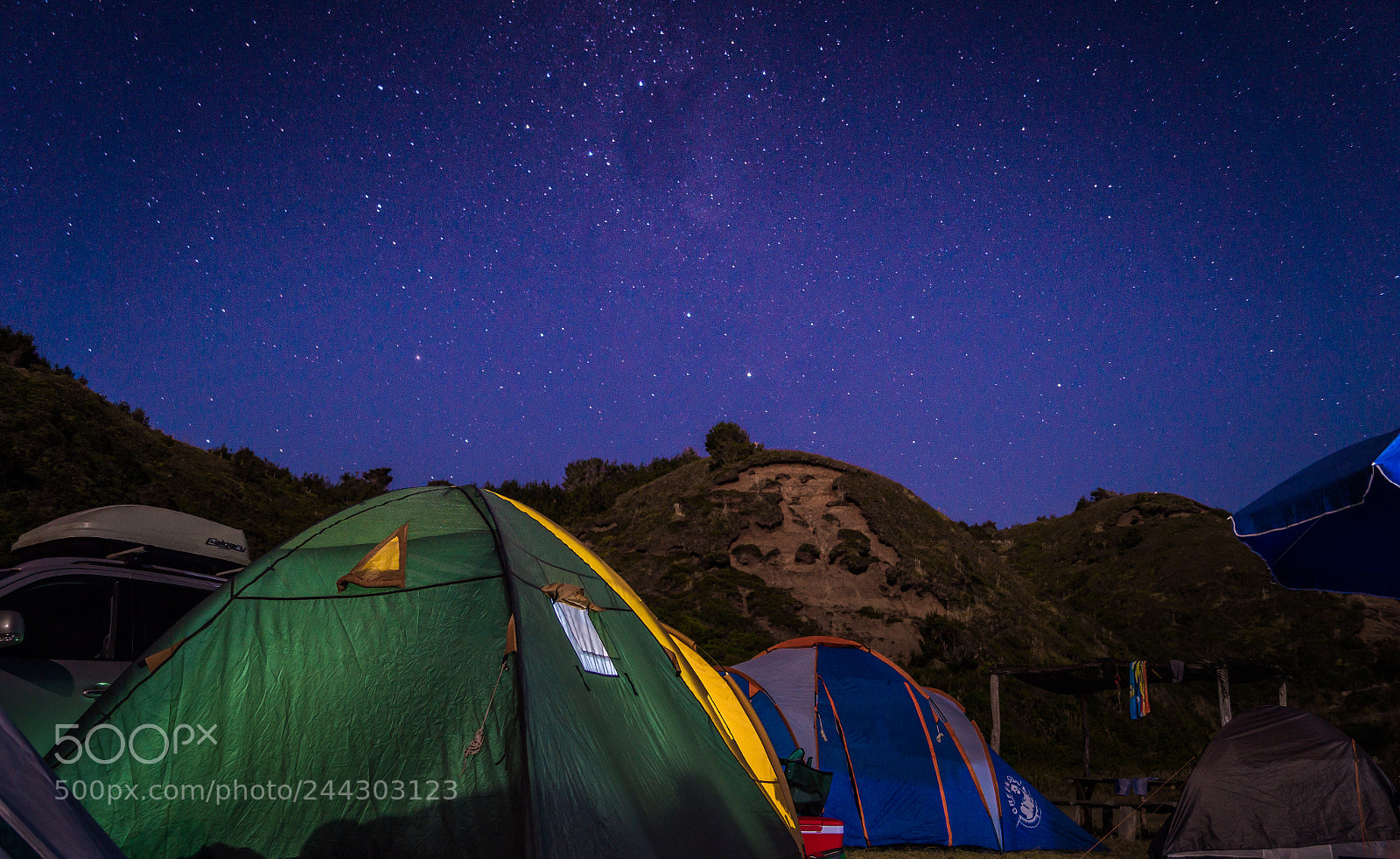 Sony SLT-A58 sample photo. Nocturna de camping photography