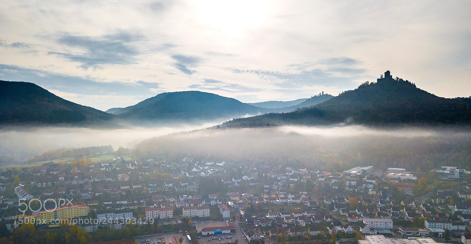 DJI FC220 sample photo. Misty mountains photography
