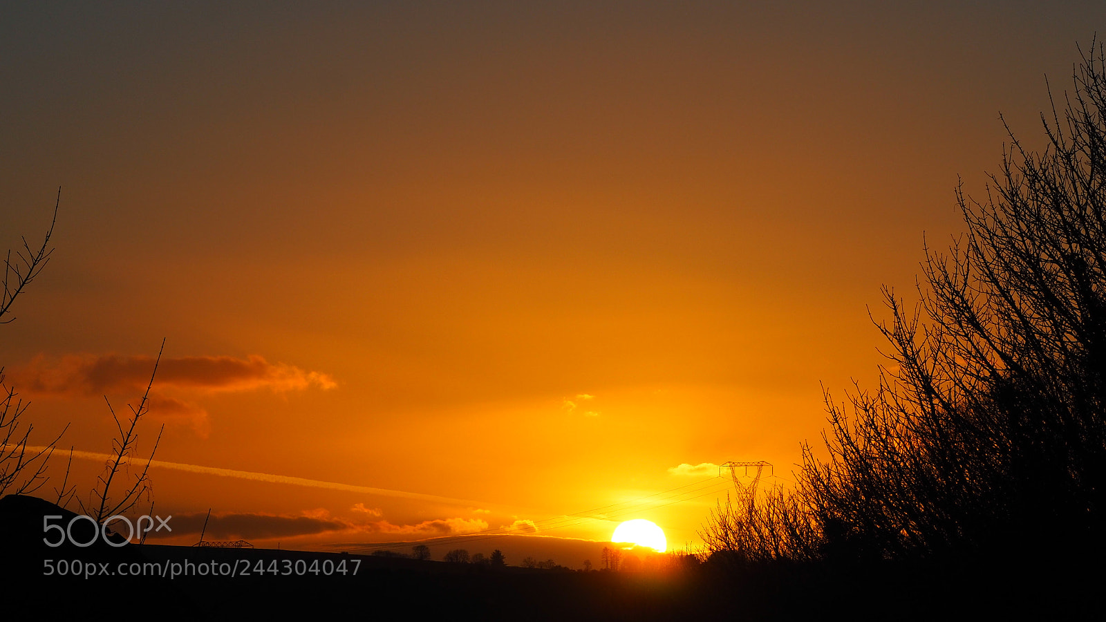 Olympus OM-D E-M5 II sample photo. January sunset :) photography