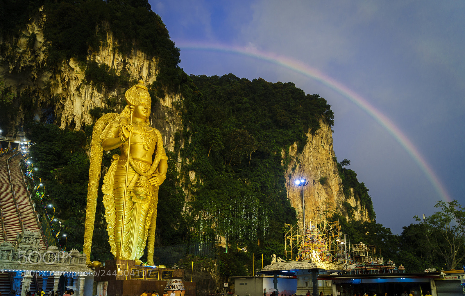 Sony a7 II sample photo. Rainbow on murugan photography
