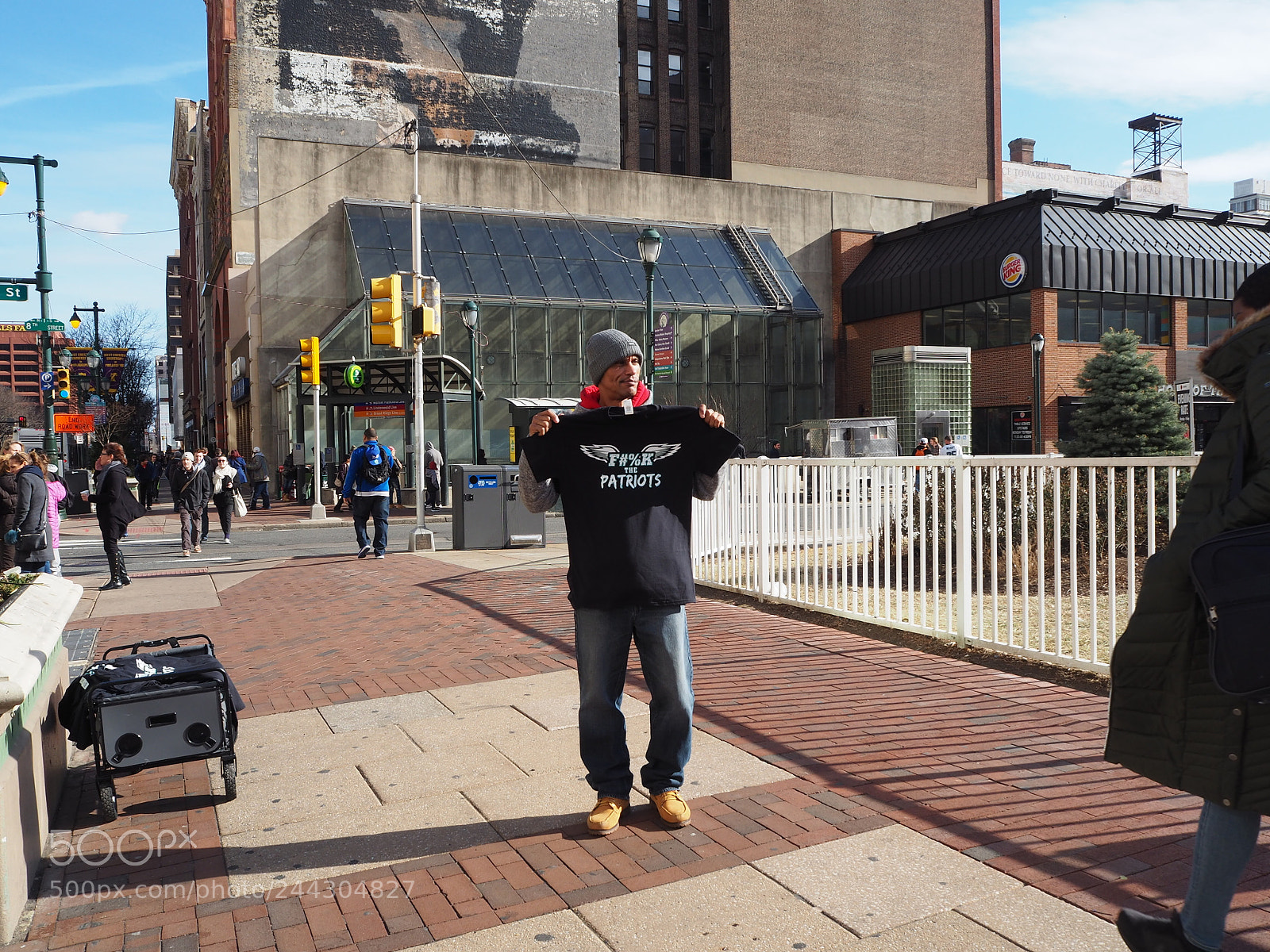 Olympus OM-D E-M10 II sample photo. Philadelphia has super bowl photography