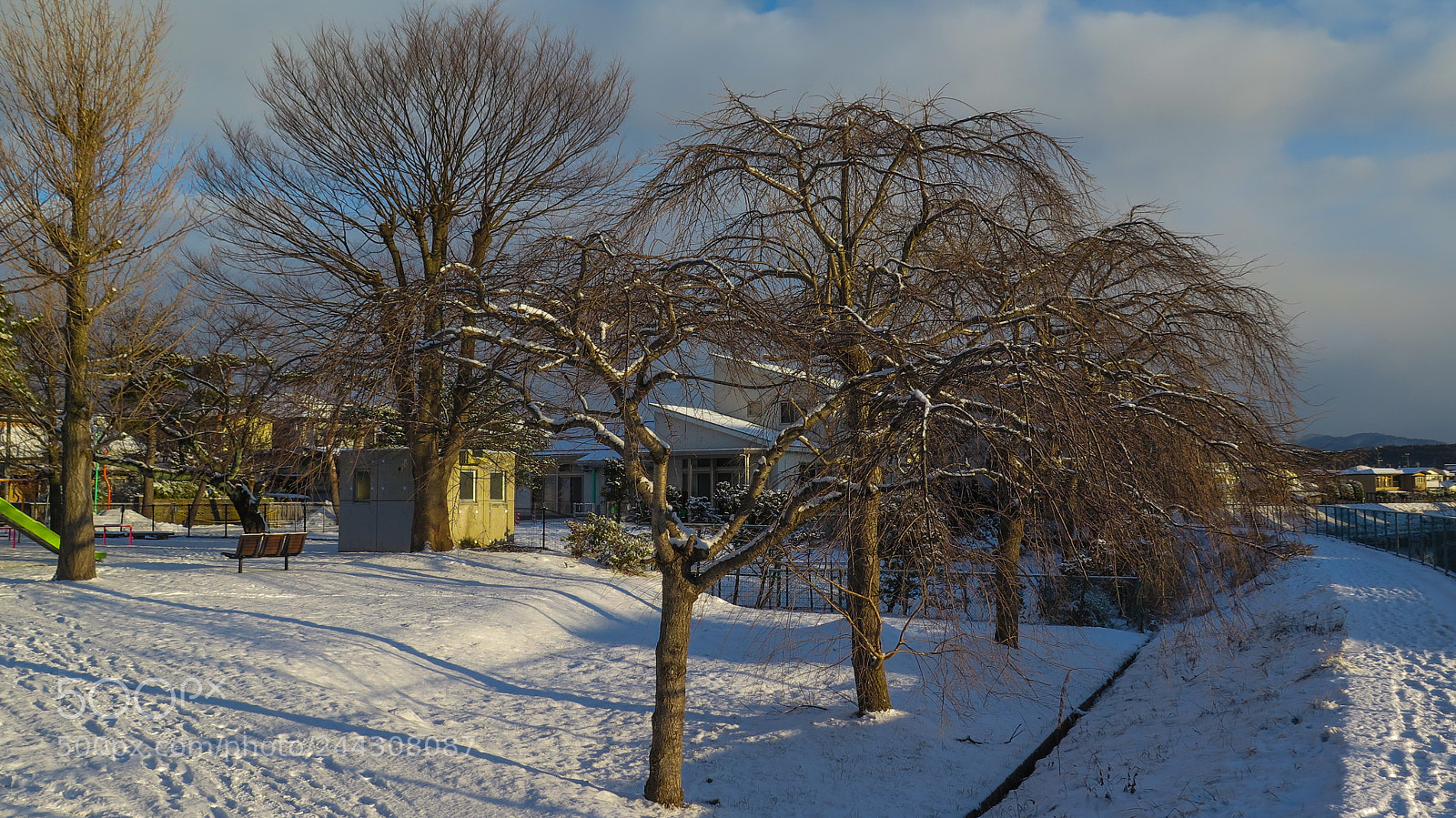 Canon PowerShot G16 sample photo. Park in winter photography