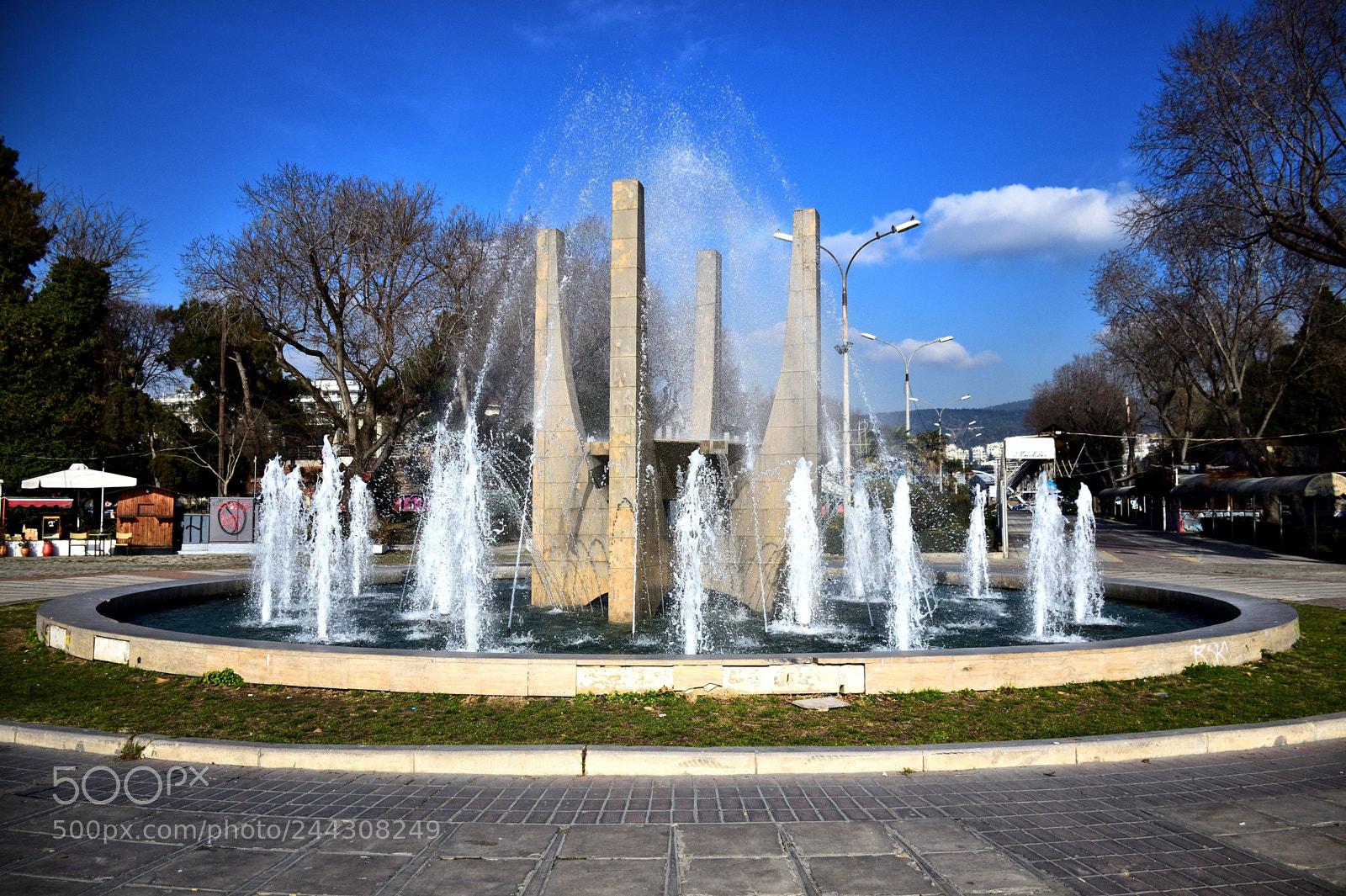 Nikon D5500 sample photo. Fountain photography