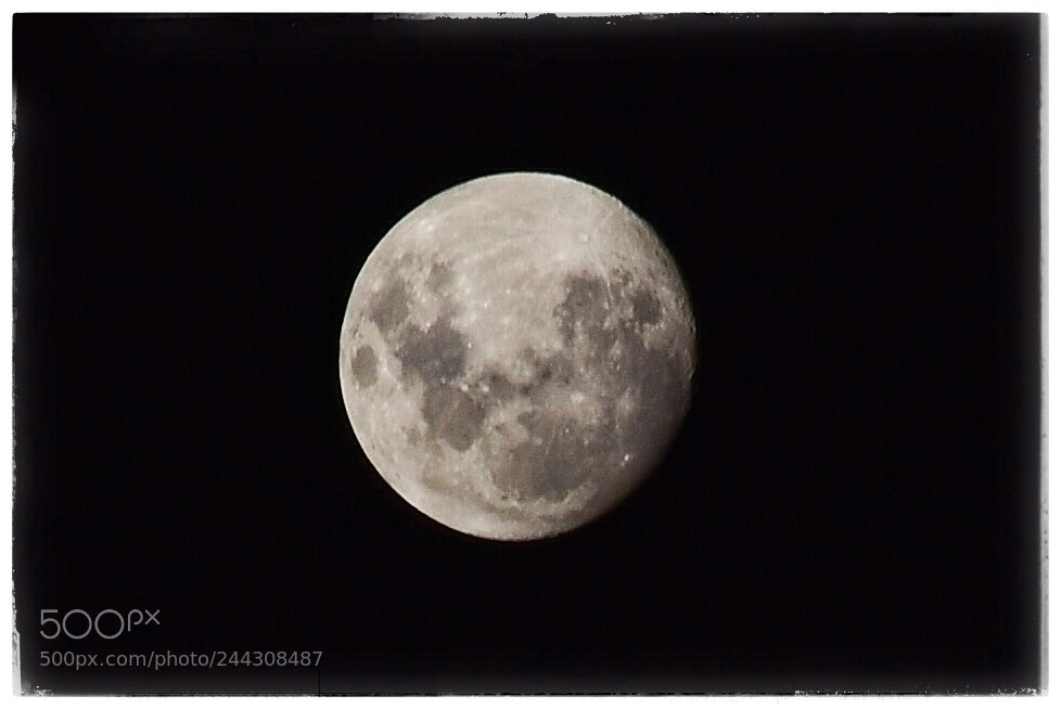 Nikon D7200 sample photo. La luna de hoy photography