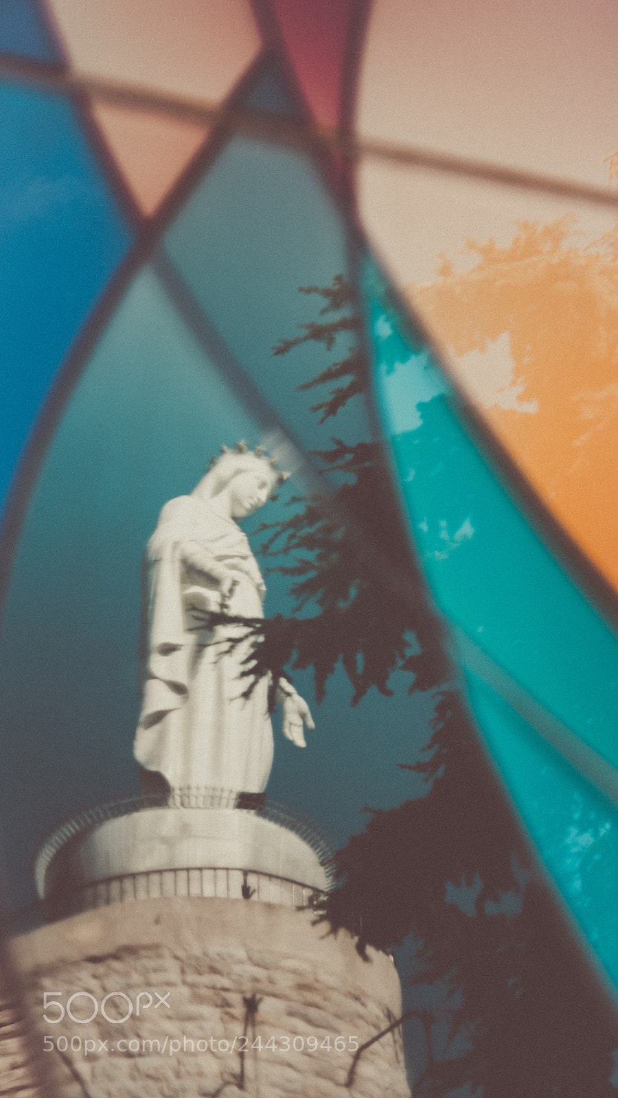 Sony a6300 sample photo. Reflection of virgin mary photography