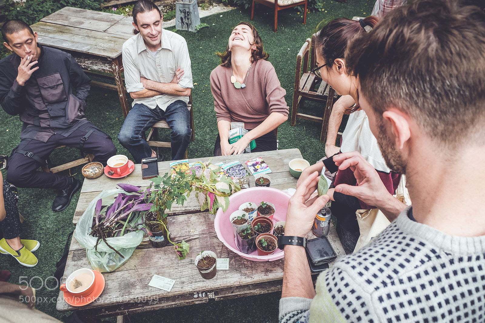 Fujifilm X-T1 sample photo. Concrete garden meetup photography