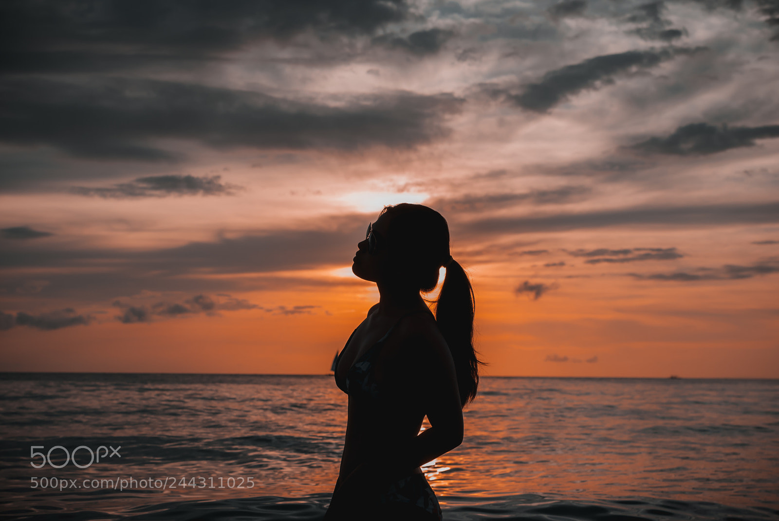 Nikon D3000 sample photo. Boracay sunset. photography