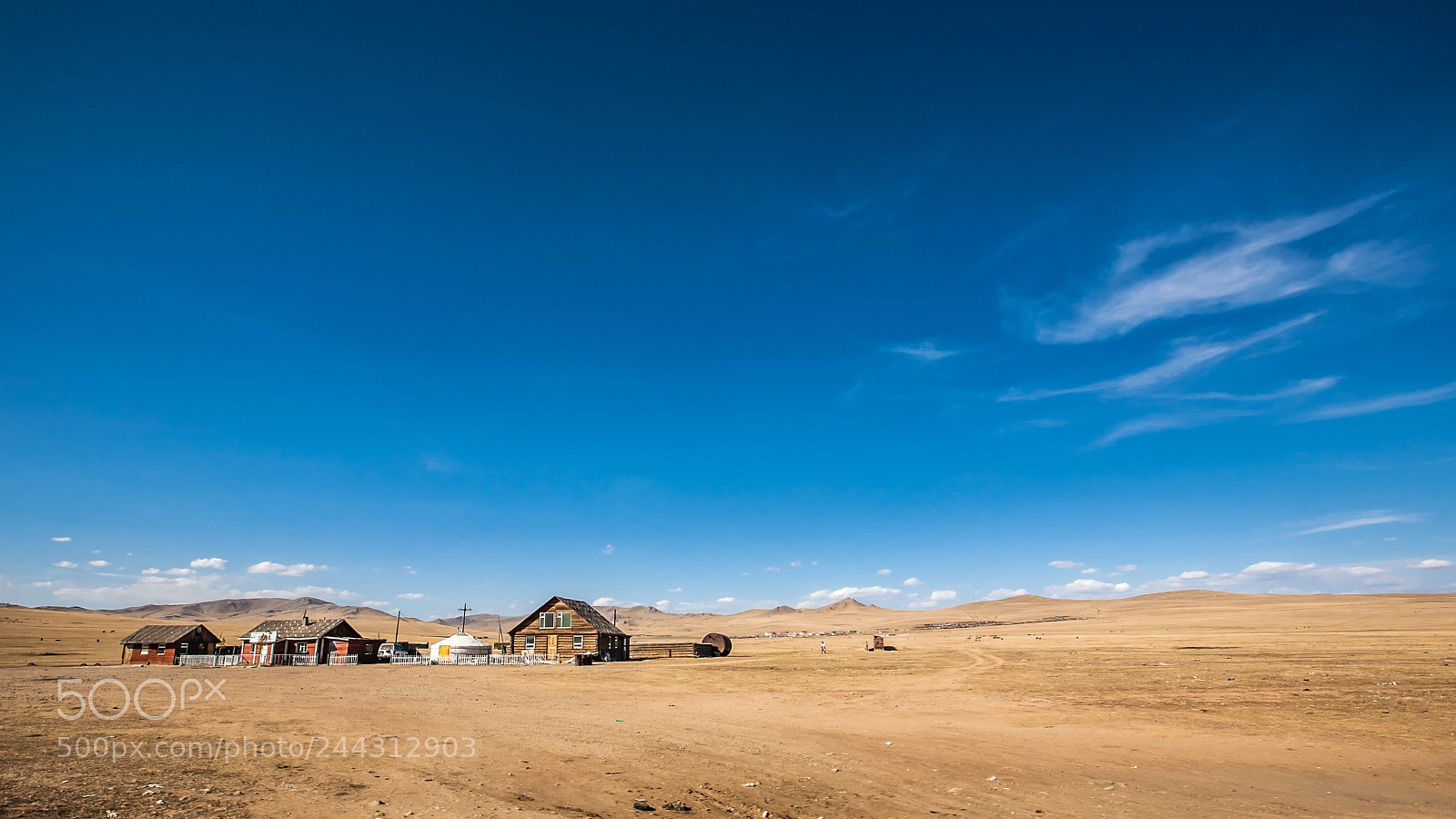 Canon EOS 5D sample photo. Steppe hamlet photography