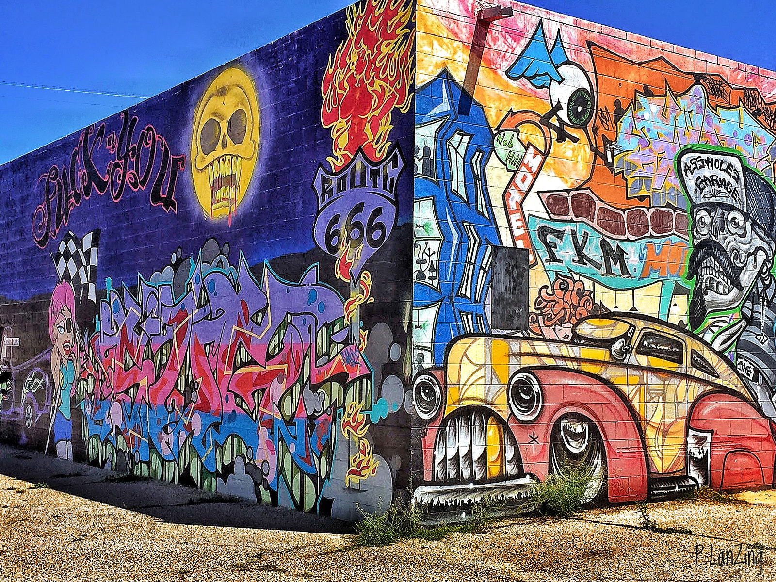 Apple iPhone 6 sample photo. Garage,art, new mexico photography