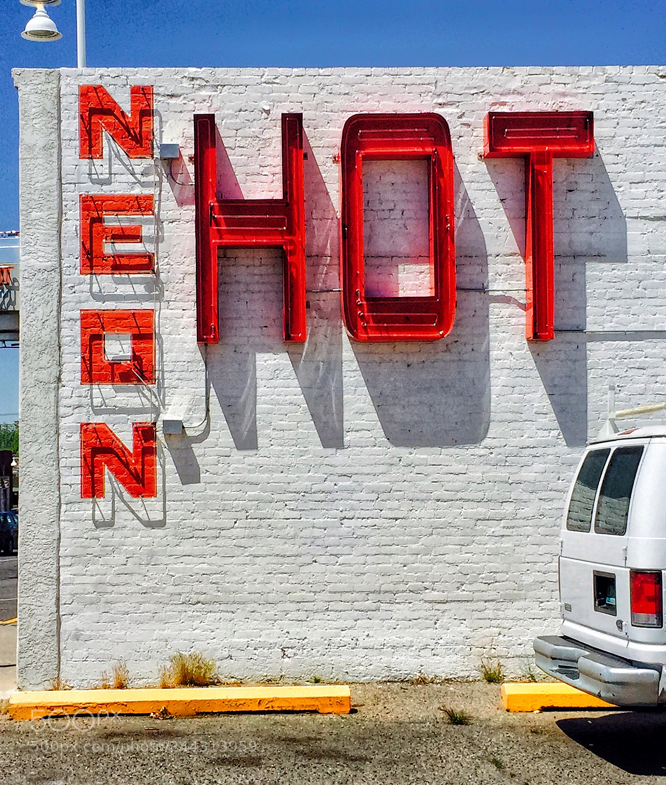 Apple iPhone 6 sample photo. Neon hot photography