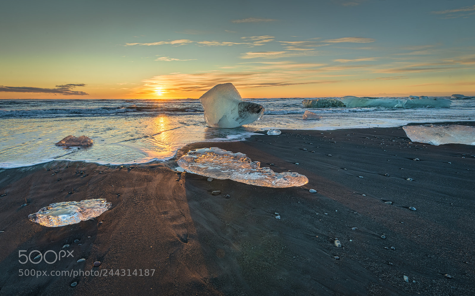 Nikon D800 sample photo. Diamond beach, jokulsarlon. photography