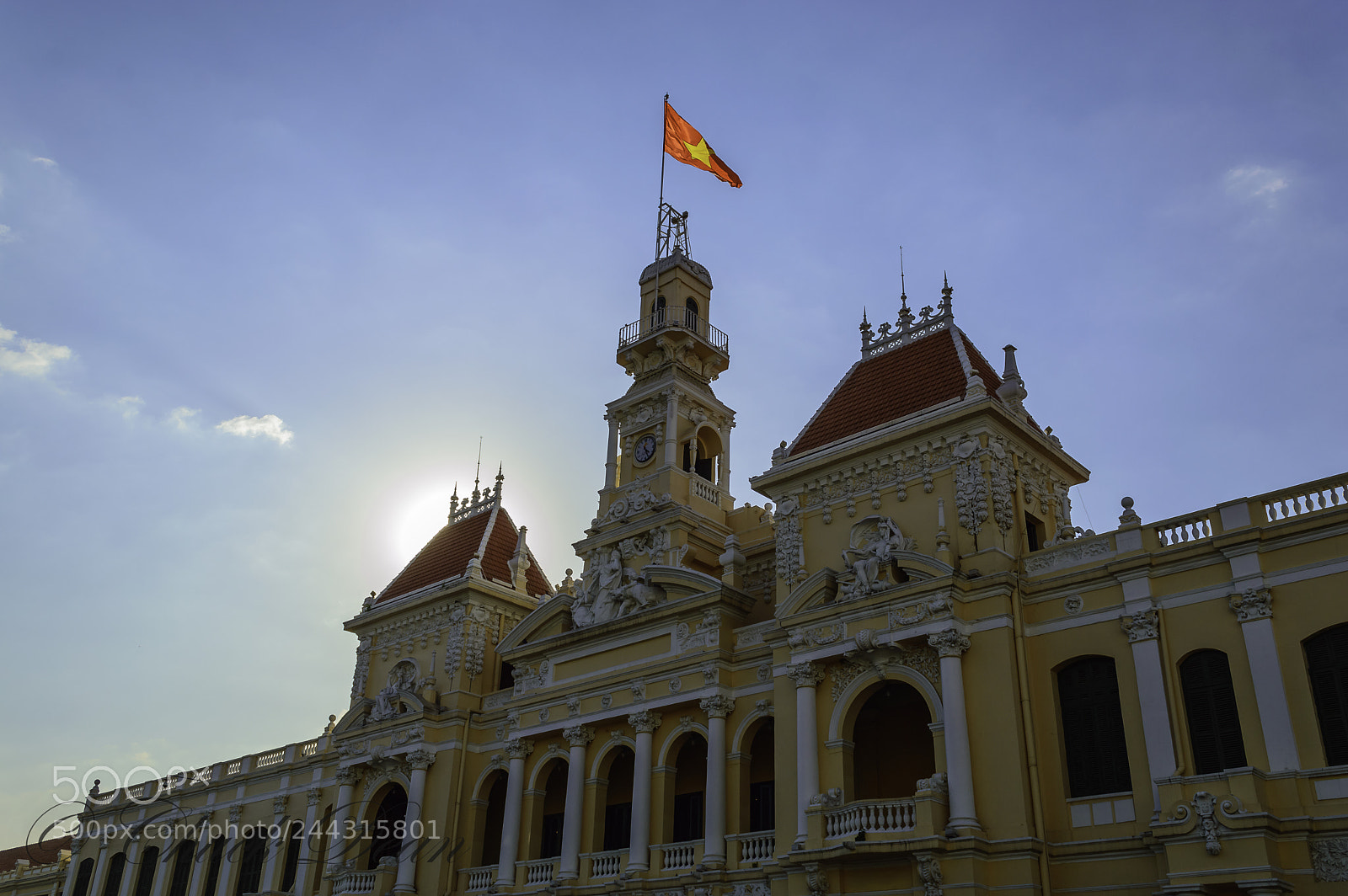 Nikon D3200 sample photo. Saigon city hall photography