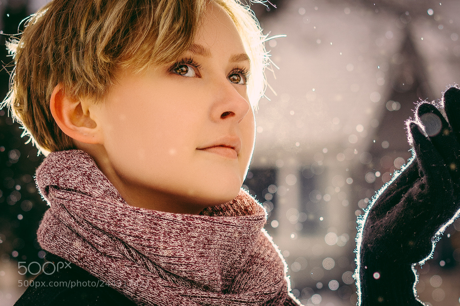 Sony a7 sample photo. I like the snowing photography