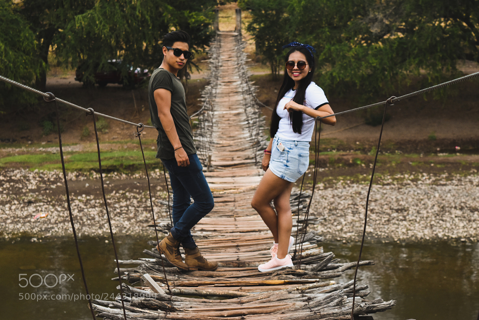 Nikon D5500 sample photo. The wood bridge photography
