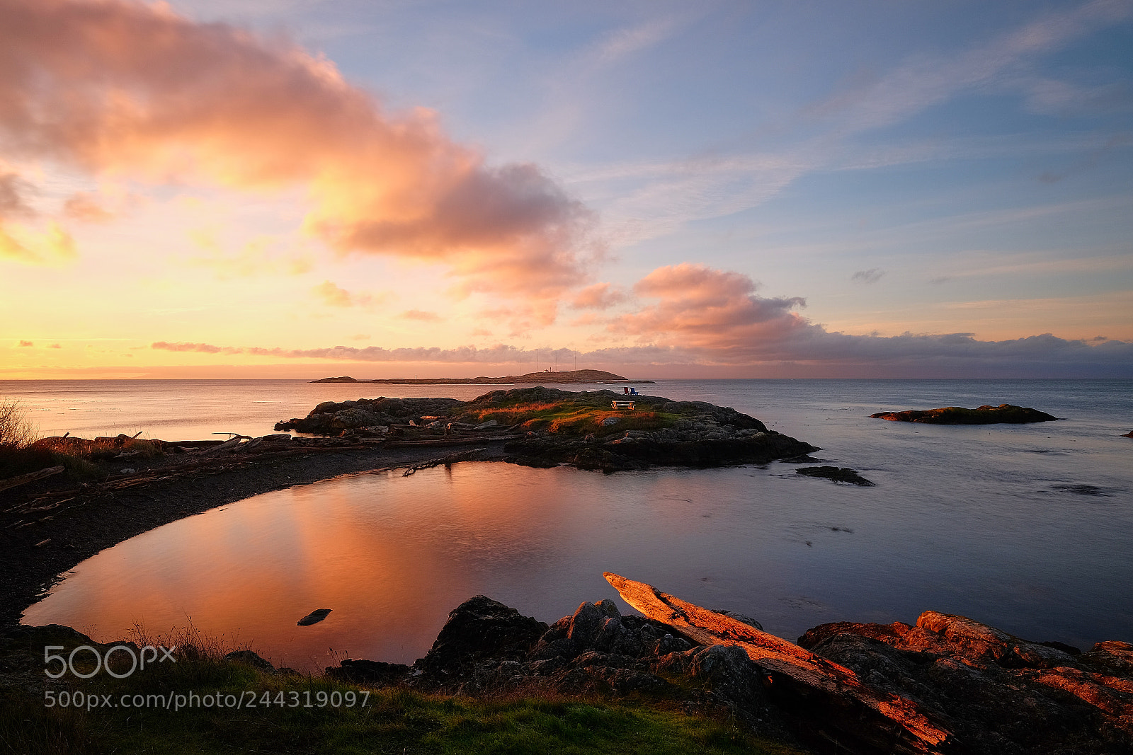 Fujifilm X-T10 sample photo. Kitty islet last sunrise photography