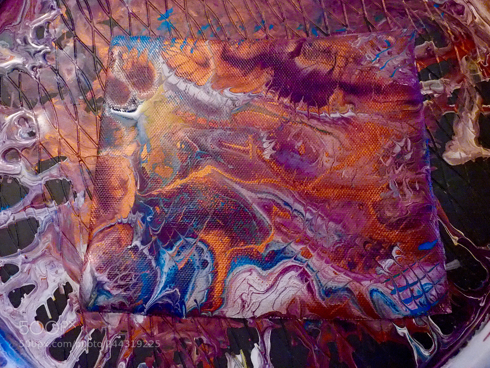 Olympus OM-D E-M1 sample photo. A beautiful mess...fluid painting photography