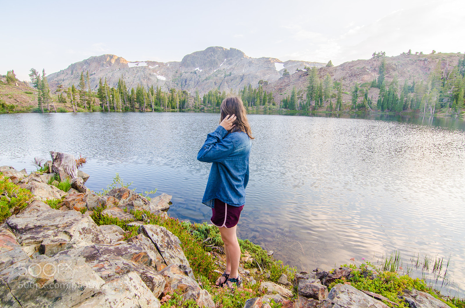 Nikon D5100 sample photo. Girl looking out across photography