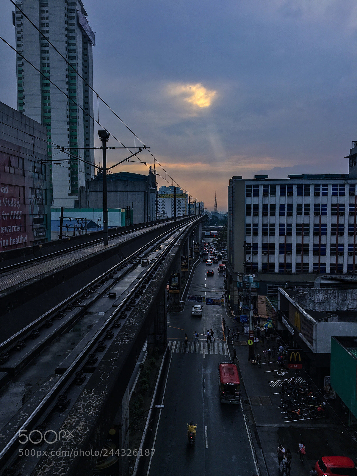 Apple iPhone 6s sample photo. Subway train track in photography