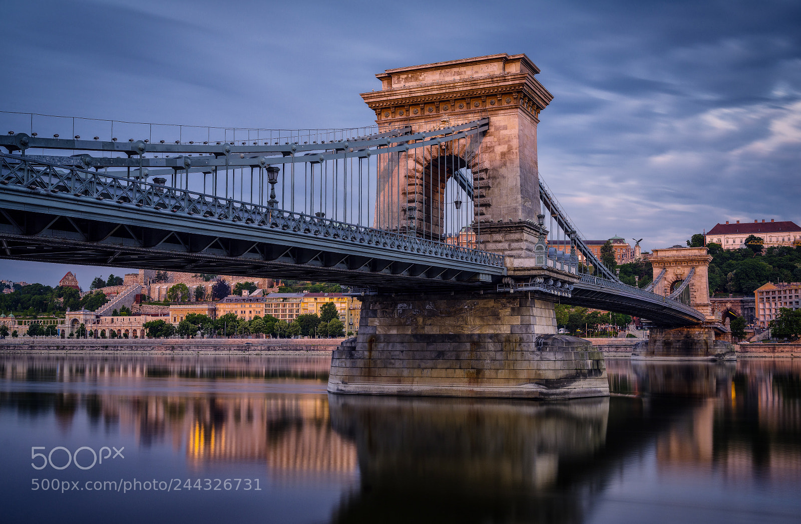 Pentax K-1 sample photo. Budapest bridge photography