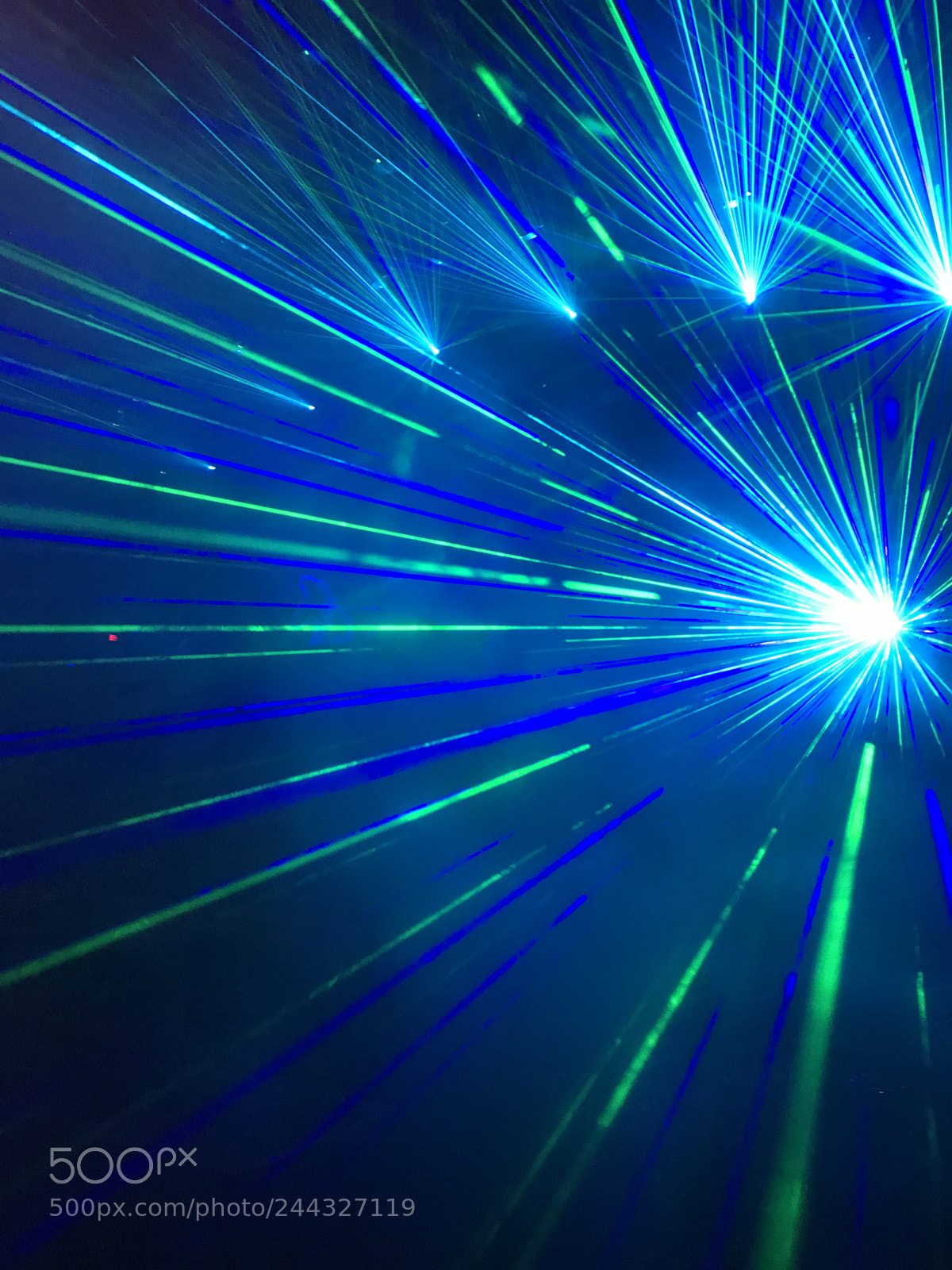 Apple iPhone 7 sample photo. Laser show in ibiza photography