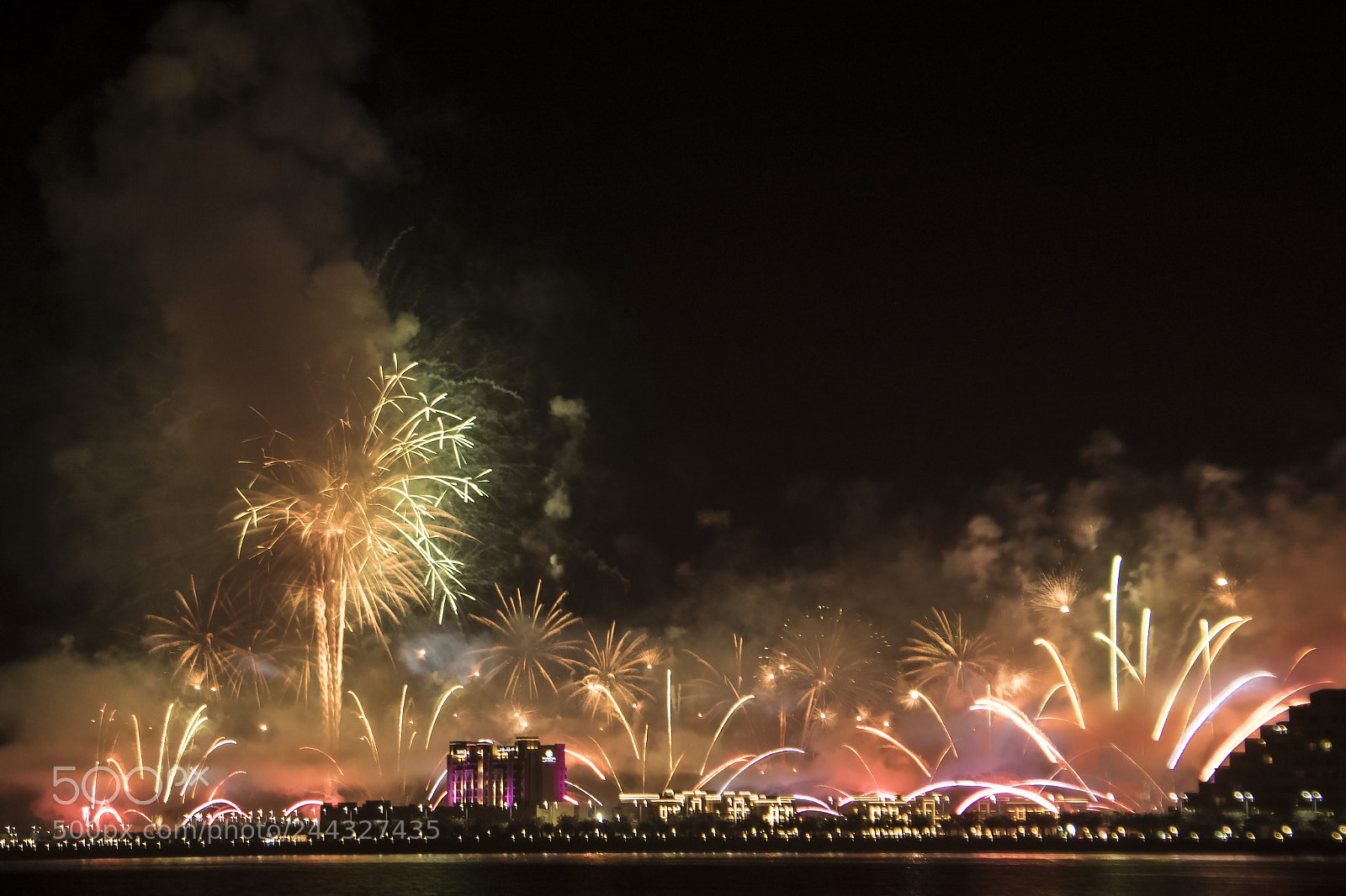 Canon EOS 7D Mark II sample photo. Fireworks uae photography